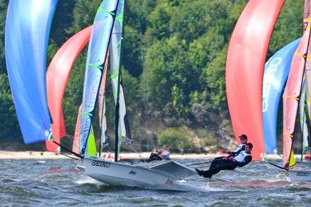 Olympic class 49er sailors Peter Burling and Blair Tuke 