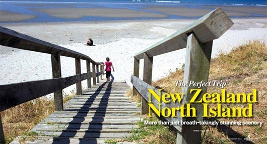 'The Perfect Trip - New Zealand North Island' publication cover