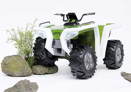 Nick Marks' auto-balancing quad bike design.