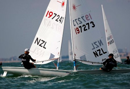 NZL Sailing Team in action