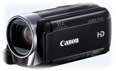 Canon LEGRIA HFR36, HFR38 and HFM52 video cameras