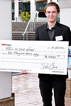 Stephen Lines, winner of the 2012 Future U competition. 