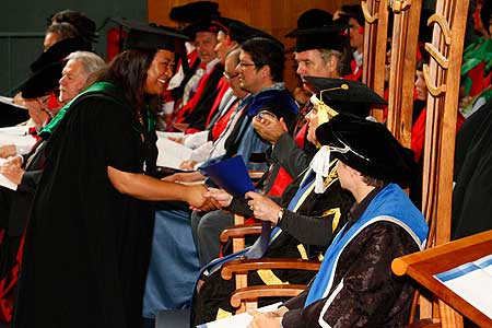 ayrn Kee at her graduation in Melbourne.