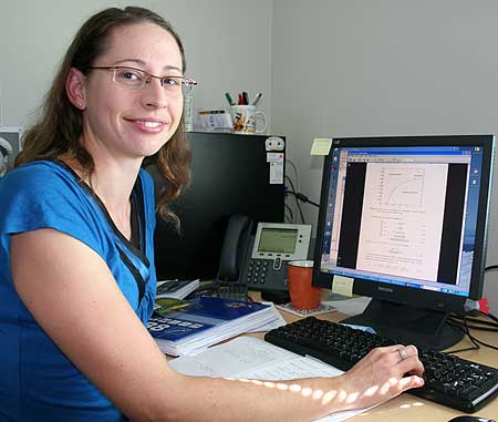 Postdoctoral fellow Joanne Mann.