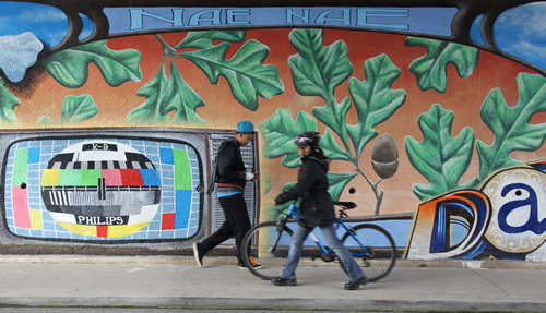 Mural at Naenae's Daysh Street bridge